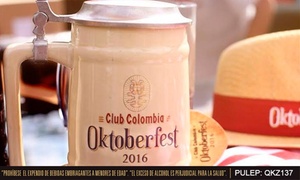 Entrada a Oktoberfest Club Colombia + 3 cervezas con 31% off