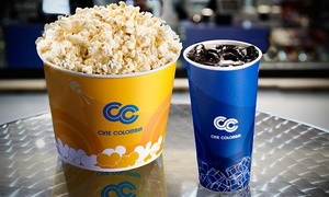 Entrada 2D + crispeta de sal + gaseosa en Cine Colombia por $13.900