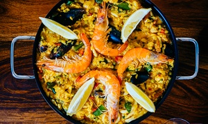 Menú español para dos o cuatro hasta 50% off