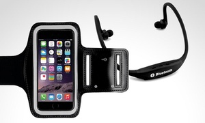 Funda de gimnasio + diadema Bluetooth para iPhone con 50% off