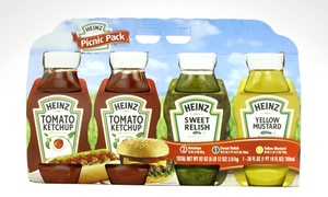 Picnic pack de 4 productos de Heinz® con 30% off