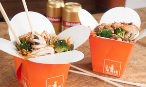 2 cajas To Wok + 1 bebida con 53% off