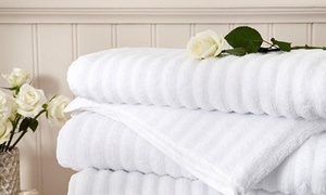 Set 2 de toallas hoteleras 100% algodón con 40% off