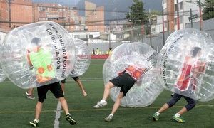 Bubble football con 50% off