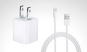 Adaptador de corriente USB + cable conector Apple con 44% off