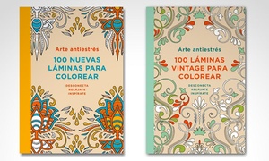 1 o 2 libros antiestrés para colorear hasta 44% off