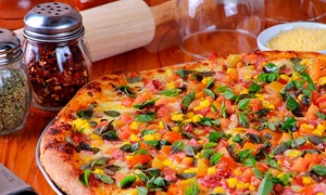 Pizza + bebida para uno, dos o cuatro con 50% off