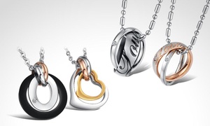 Dijes + cadenas love pack hasta 58% off