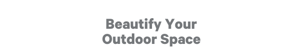 Beautify Your Outdoor Space