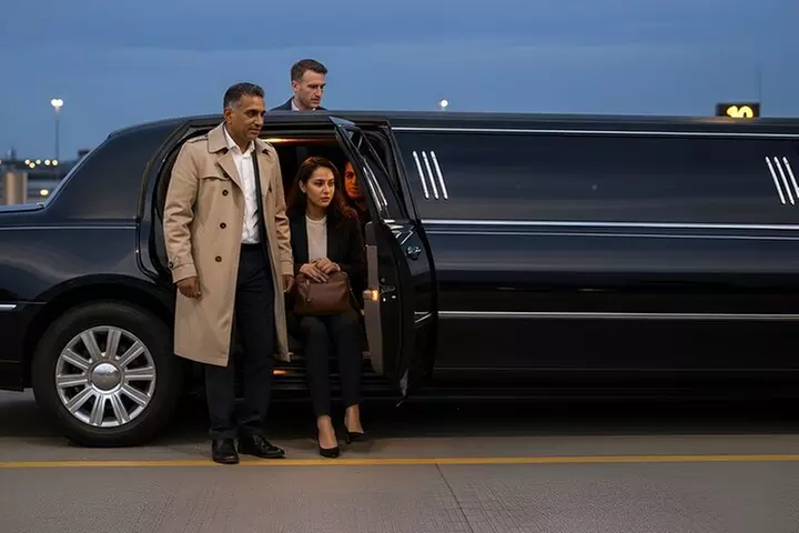 Airport luxury arrival ride by SUV, Sedan, Minibus or Limousine