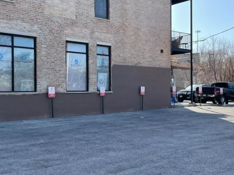 Parking at 747 Lofts Lot