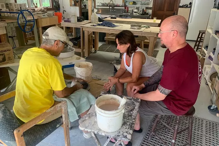 Pottery lesson Just For The Fun Of It.