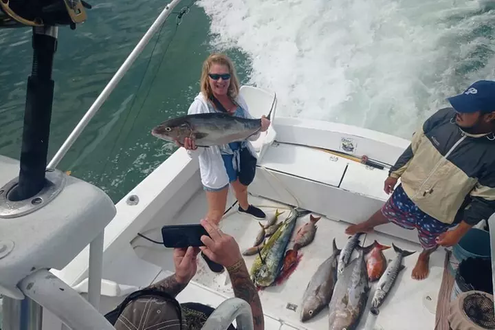Private fishing charter Bertram 31ft 6 pax max if you don't fish yo...