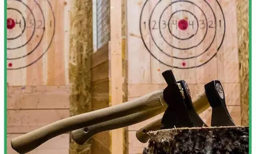 $25 Towards One Hour Of Axe Throwing Or Golf Simulator For Group Of...