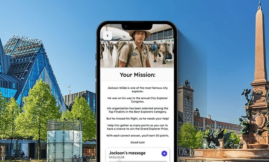 Image 2: Leipzig-Erkundungsspiel und Stadtrundfahrt auf Ihrem Handy