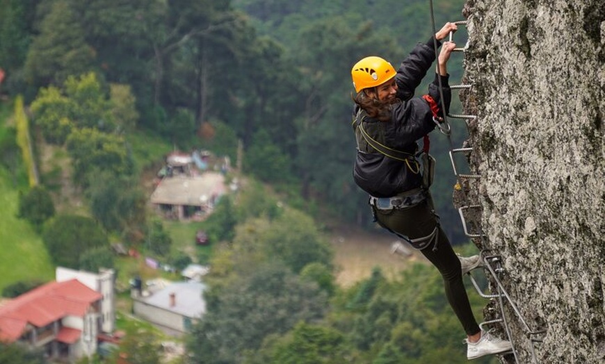 Image 7: Via Ferrata Adventure at 2 Hrs from Mexico City
