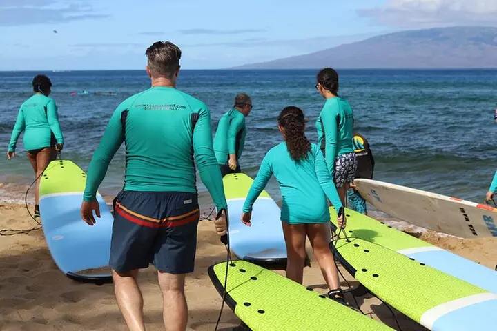 Group Surf Lessons from Kaanapali Beach - Second Medium
