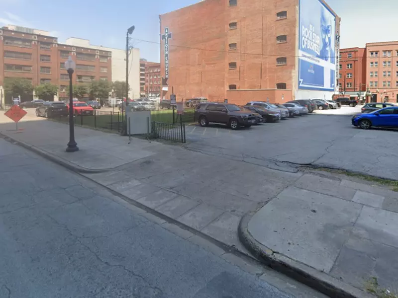 Parking at 813 Elm St. Lot