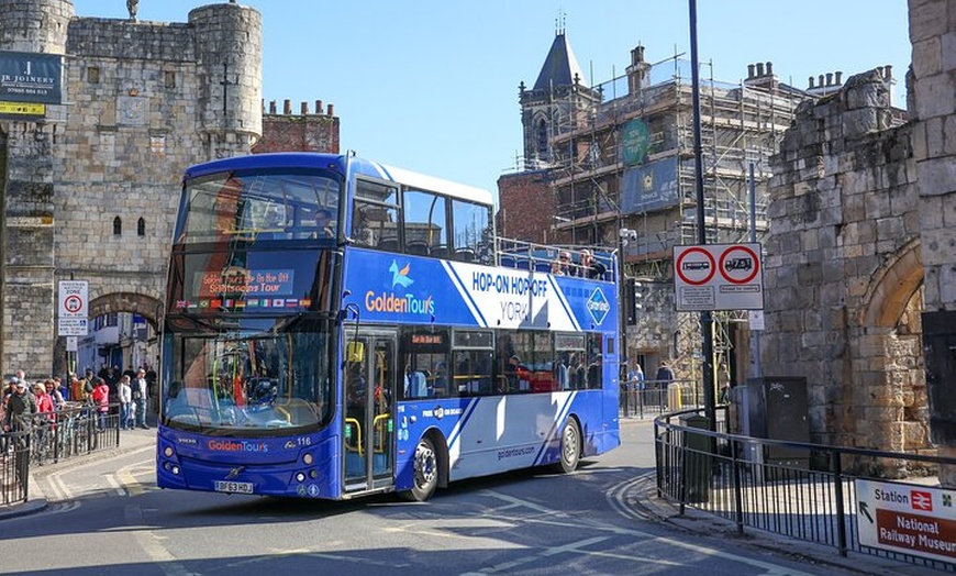 Image 27: Golden Tours York Hop-on Hop-off Open Top Bus Tour with Audio Guide