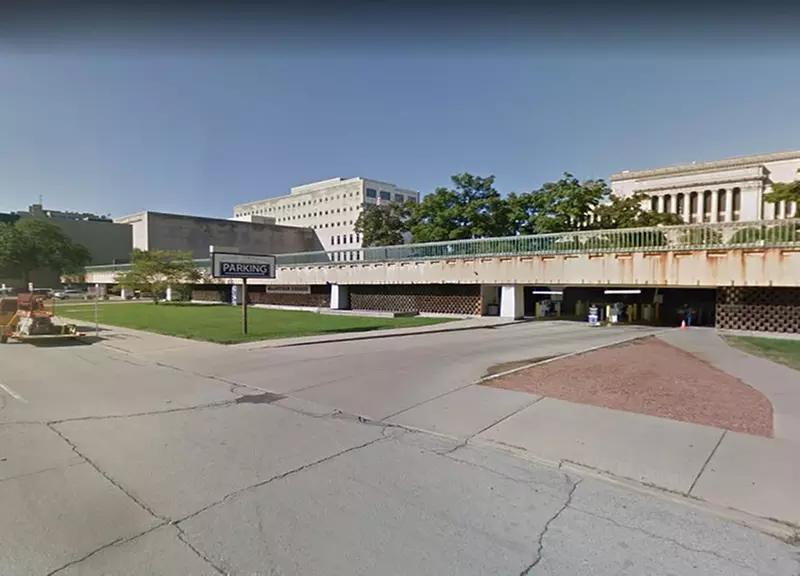 Parking at MKE Parking Garage