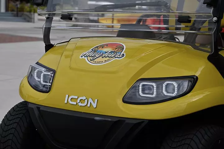 Locally-Guided Tampa Sightseeing Tour in Street-Legal Golf Cart