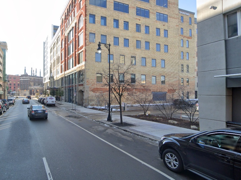 Parking at 45 Ottawa Ave. NW. Lot