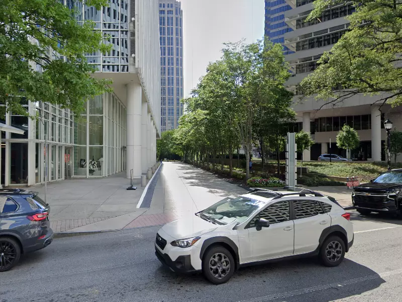 Parking at 1180 Peachtree St. NE. Garage