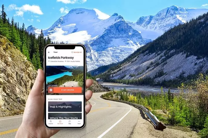Self-Guided Audio Driving Tour in Icefields Parkway