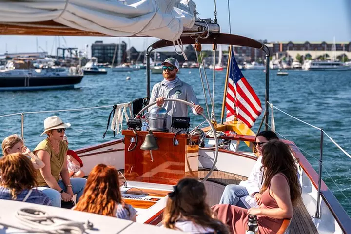 Newport Sunset Sail on Classic Sailboat