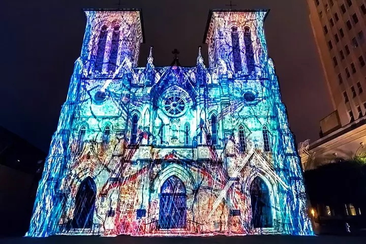 San Antonio Premium Night Driving Tour with Riverwalk Boat Cruise