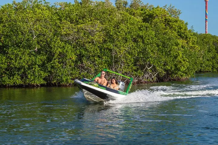 Jungle Tour adventure Cancun Speed Boat Through Mangrove - Primary Image