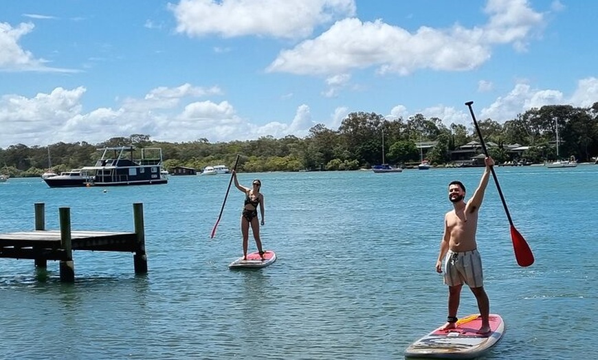 Image 5: Noosa Stand Up Paddle Group Lesson