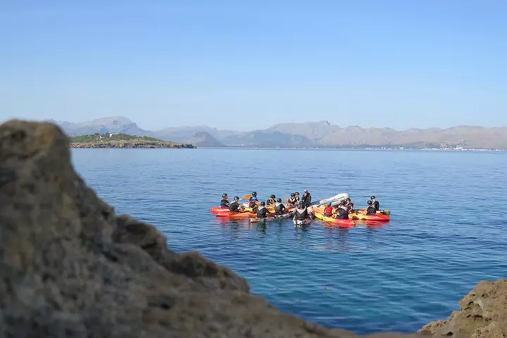 Mallorca : Paseo en kayak, cueva marina, salto acantilado y snorkel
