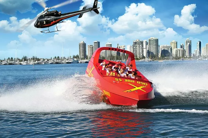 Gold Coast Helicopter 10 min Flight and Jet Boat Ride - Primary Image