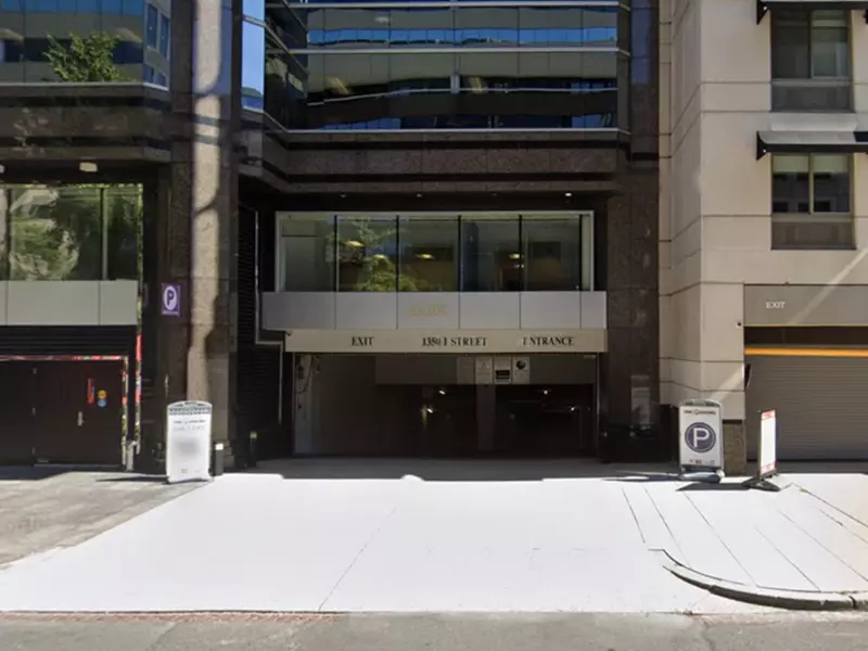 Parking at 1350 I St. Garage