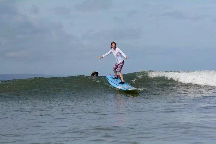 Group Surf Lesson for Beginners in Kihei at Kalama Park