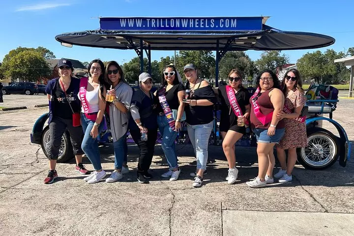 Explore Houston's Hip Hop Culture on a 100% Motorized Party Bike