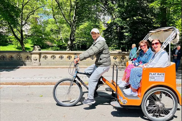 Central Park 2 - Hours Private Pedicab Guided Tour