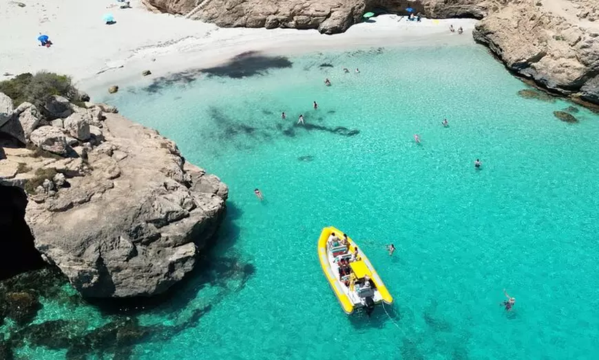 Image 1: Tour en barco Cala Figuera, Es Pontas, Calo de Moro, Cala Marmols