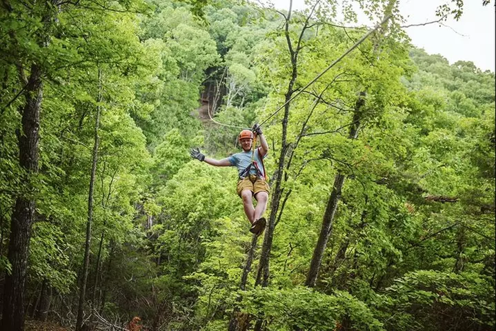 Bransons Best Zipline - Great Woodsman Canopy Tour