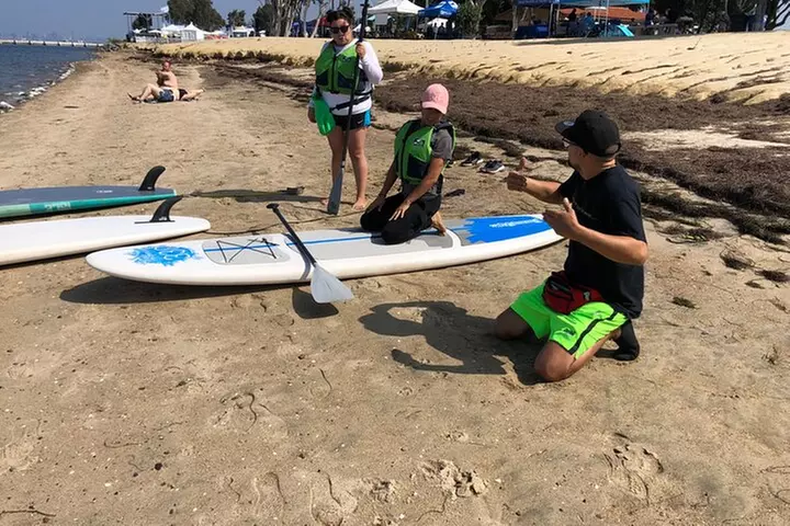 Stand up Paddle Board Lesson on The San Diego Bay