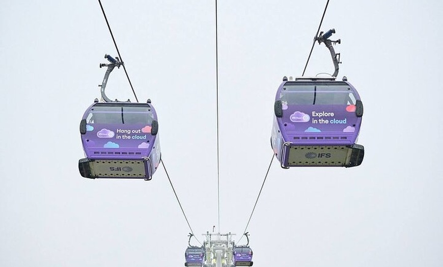 Image 10: London: IFS Cable Car + Uber Boat One Way River Thames Cruise