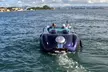 San Juan Watersports Car Rental Blue Mercedes Classic - Image 3