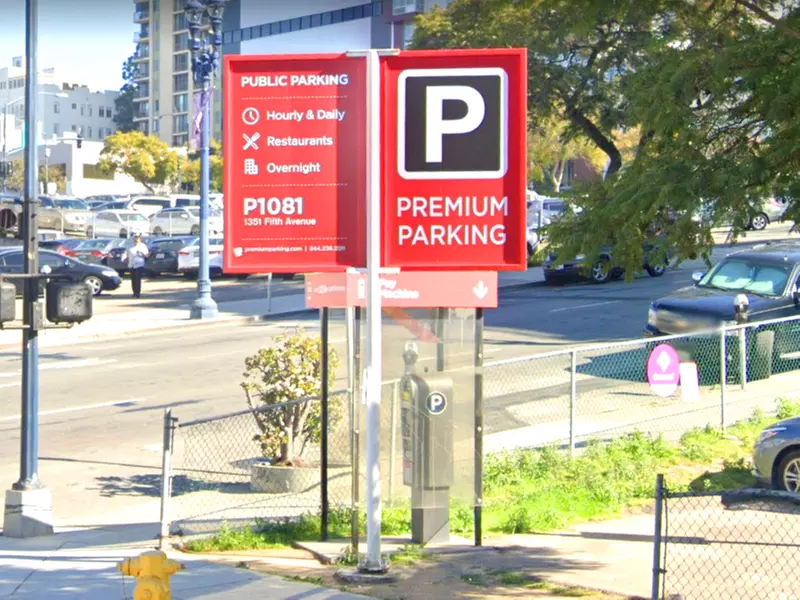 Parking at 1351 5th Ave. Lot - P1081 - Second Medium