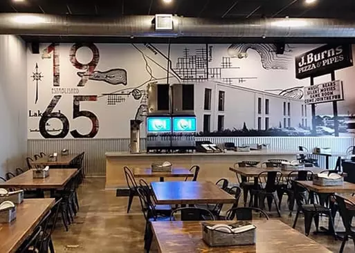 5% Cash Back at J Burns' Pizza Shop