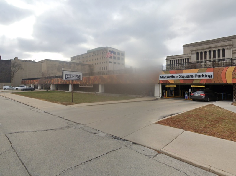 Parking at MKE Parking Garage