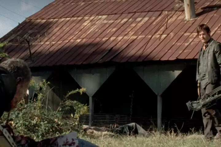 Walking Dead Walking Tour on Private Filming Backlot