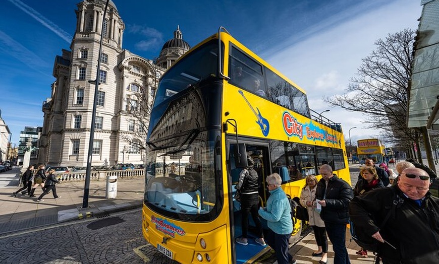 Image 1: Ciy Explorer: Hop On Hop Off Liverpool Sightseeing Bus Tour