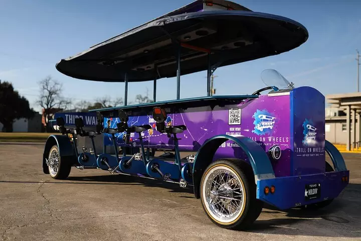 Explore Houston's Hip Hop Culture on a 100% Motorized Party Bike
