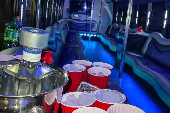 Miami Hip Hop Pool Tour with Party Bus Experience & open bar - Primary Image